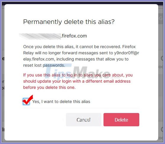 How to use Firefox Relay to create virtual email Picture 5