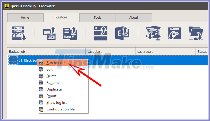 How to use Iperius Backup Free to back up Windows data Picture 6
