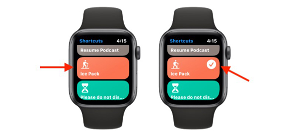 How to use shortcuts on Apple Watch Picture 15