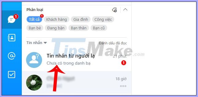 images 5 of How to view messages from strangers on Zalo