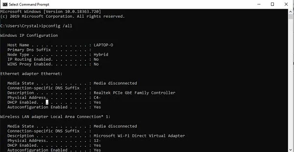 How to view Network Adapter details in Windows 10 Picture 2
