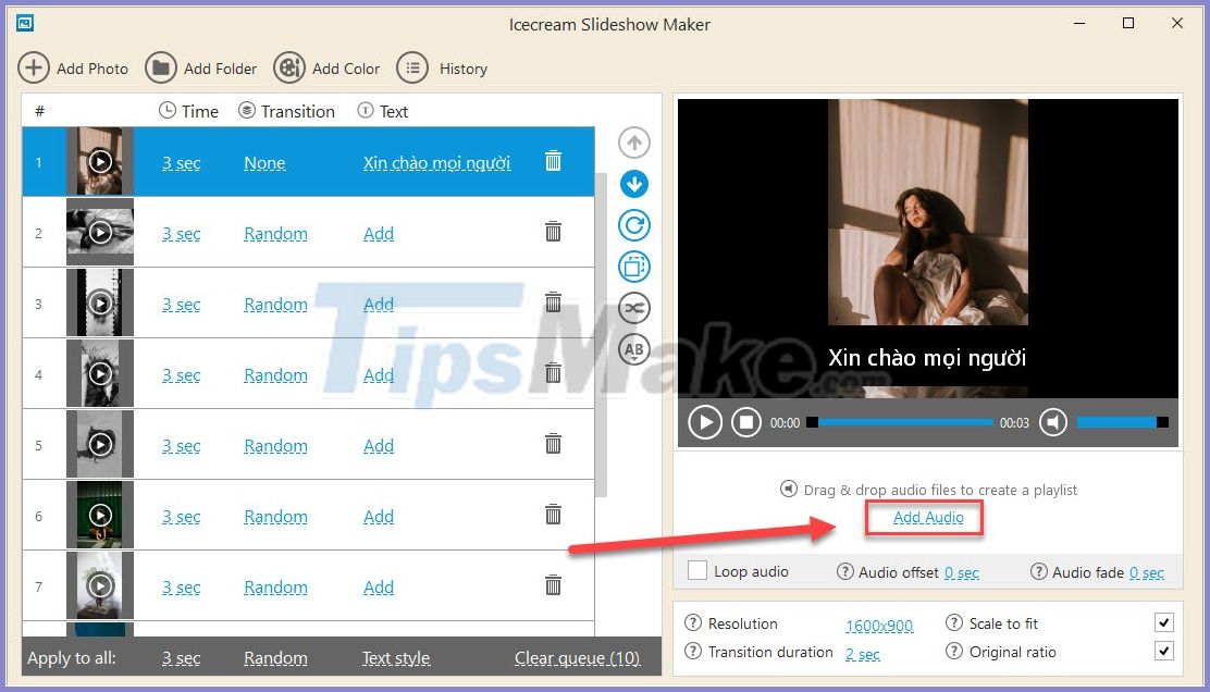 How to view photos as a slide show on Windows 10 Picture 11