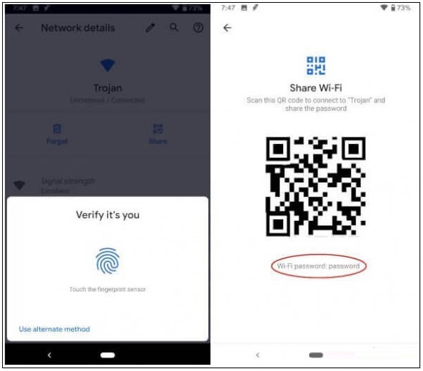How to view saved wifi passwords on Android Picture 2
