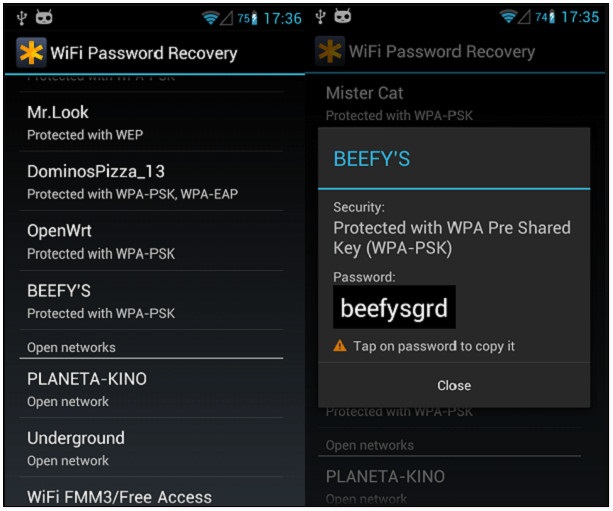 How to view saved wifi passwords on Android Picture 4