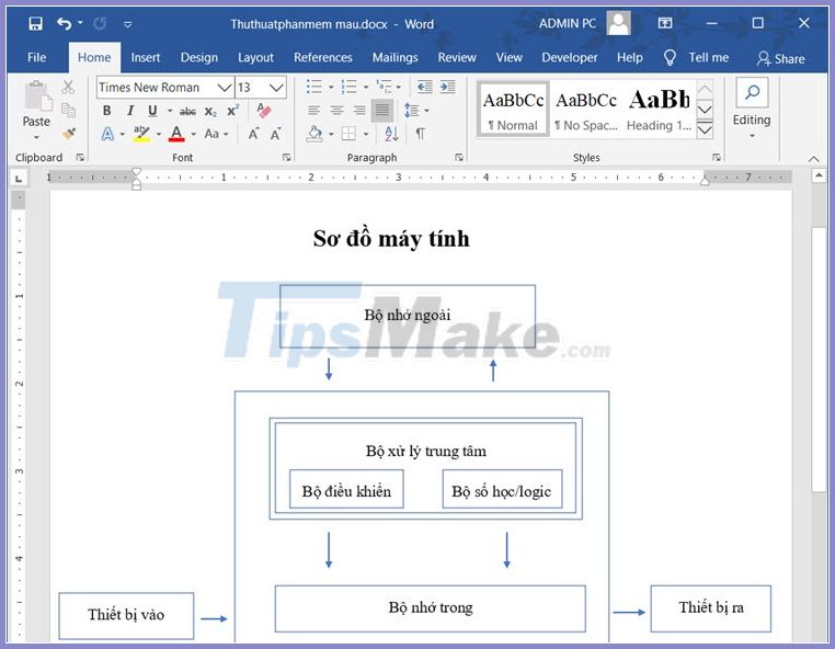 How to write text on drawings in Word is very easy Picture 10