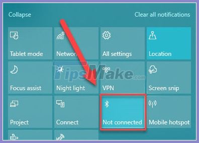 Instructions for turning on and off Bluetooth on Windows 10 Picture 6