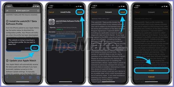 Instructions for updating watchOS 7 Public beta to the latest Apple Watch Picture 7