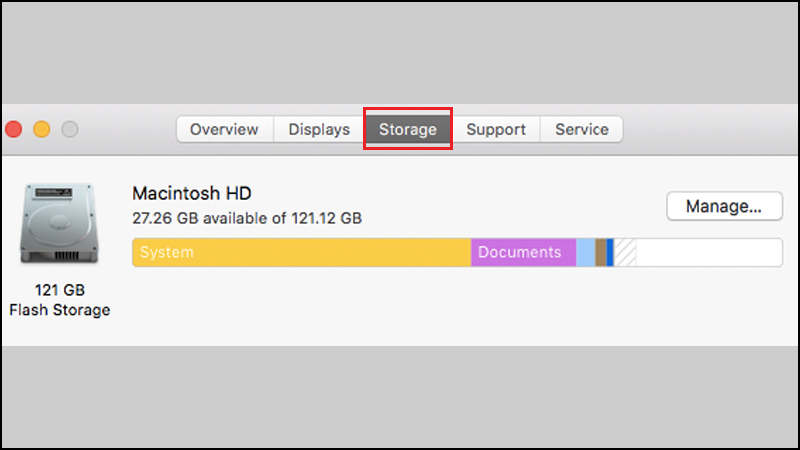 Instructions on how to check the configuration of a Macbook computer Picture 5