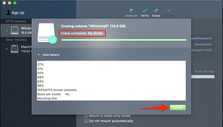 Instructions on how to create a Windows 10 USB install on macOS Picture 3