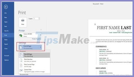 Instructions on how to use the Canon 2900 printer Picture 13