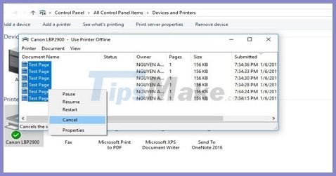 Instructions on how to use the Canon 2900 printer Picture 43