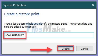 Instructions to backup and restore Registry on Windows 10 by Restore Point Picture 6