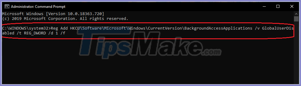 Picture 13 of Instructions to Disable background applications in Windows 10