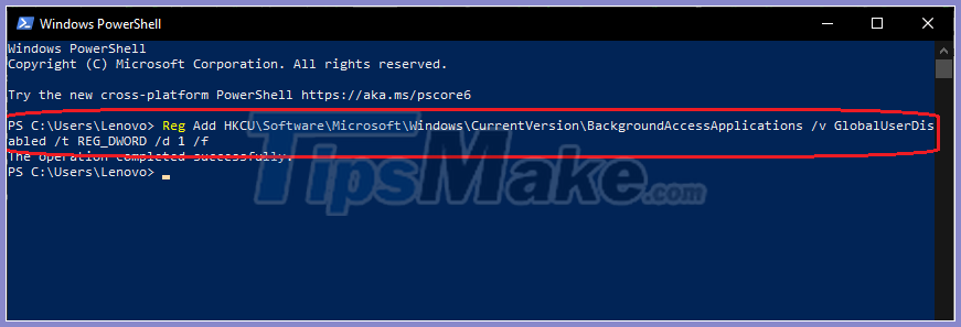 Picture 16 of Instructions to Disable background applications in Windows 10