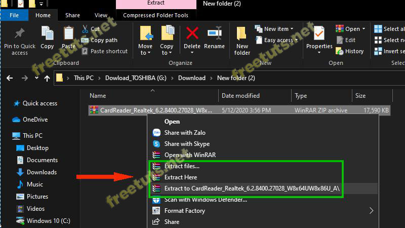 Instructions to install driver for Acer laptop (download from homepage) Picture 10