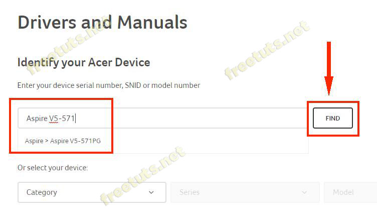Instructions to install driver for Acer laptop (download from homepage) Picture 6