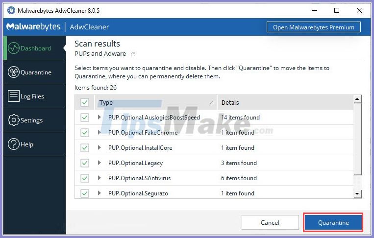 Instructions to remove Malware on the computer Picture 5