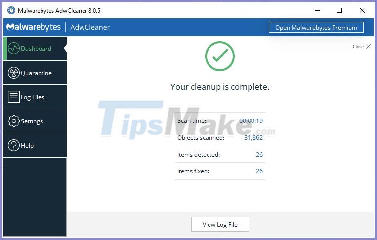 Instructions to remove Malware on the computer Picture 6
