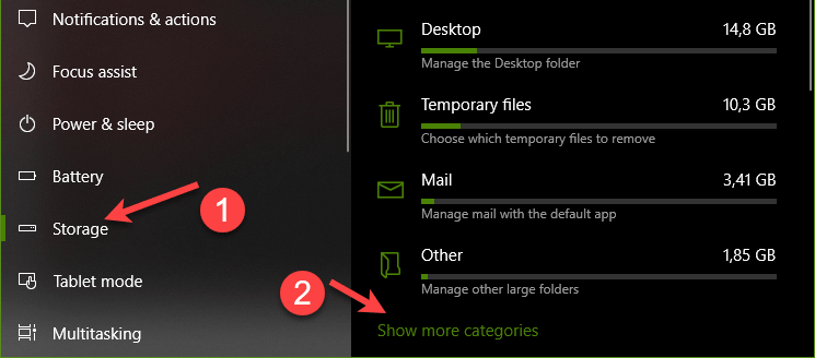 Instructions to turn off the Reserved Storage feature on Windows 10 Picture 1