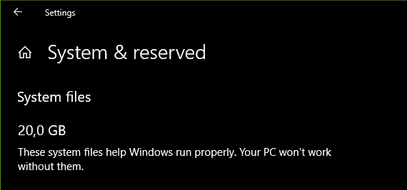 Instructions to turn off the Reserved Storage feature on Windows 10 Picture 7