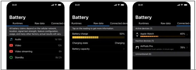 IPhone battery checker application Picture 2