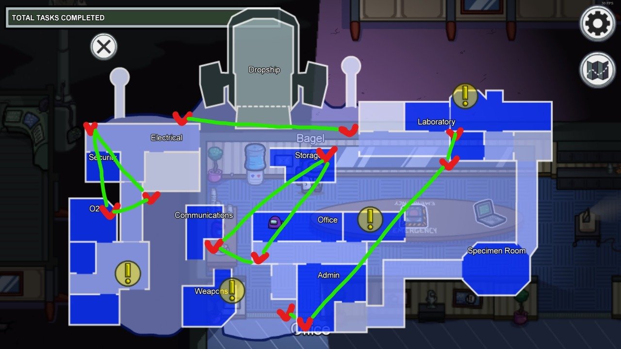 Picture 2 of Moving tips In the Polus map, Tips for beginners Among Us
