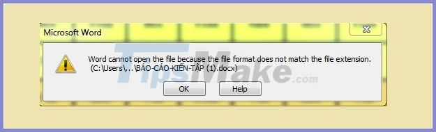 Picture 1 of Open Word file when blocked, locked or error