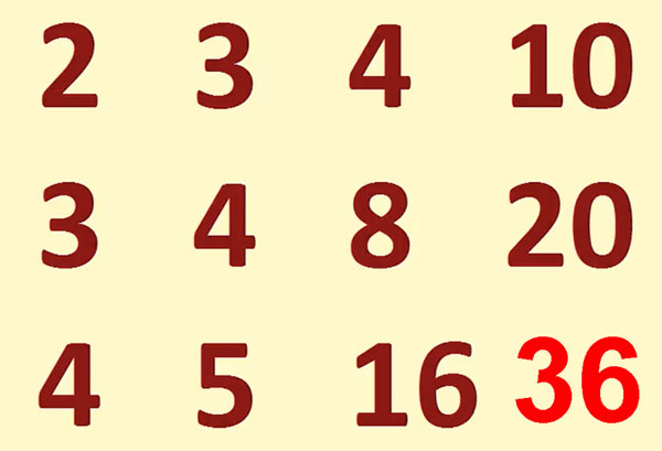 Please try with 5 number-fill problems to help exercise brain Picture 7
