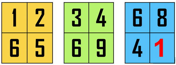 Please try with 5 number-fill problems to help exercise brain Picture 9