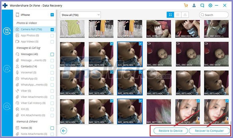 Picture 16 of Recover deleted photos / data on iPhone, iPad