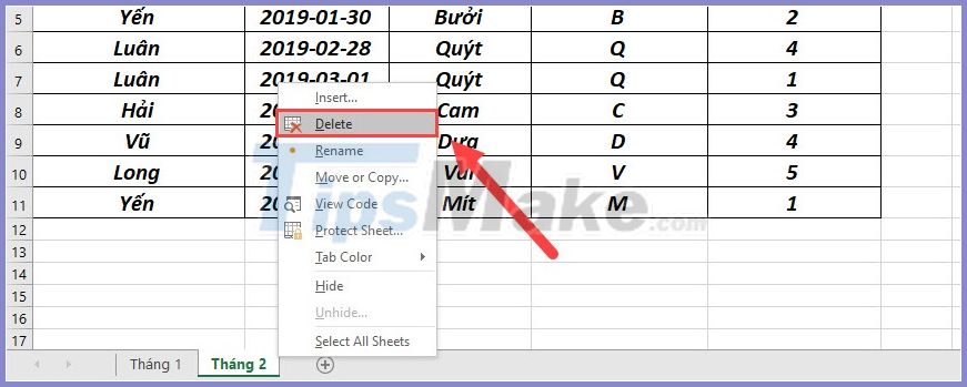 shortcut for switchign sheets on excel mac