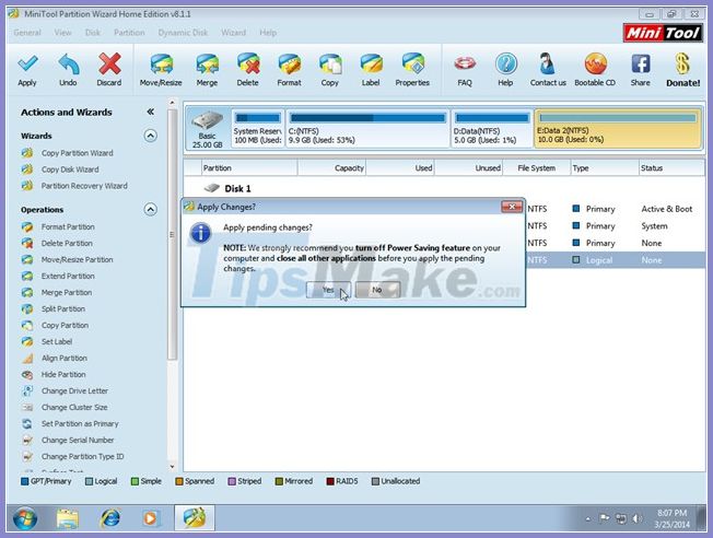 Partition wizard home edition 4.2