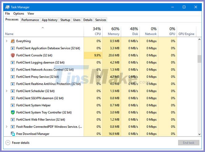 Reviews on FortiClient, a free cross-platform antivirus program Picture 5
