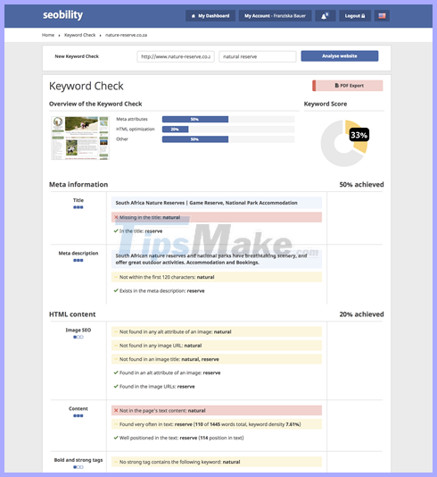 images 2 of Seobility, reviews Seobility - an emerging SEO tool