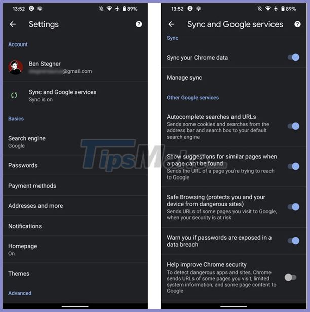 Settings that help improve the security of your Android device Picture 6