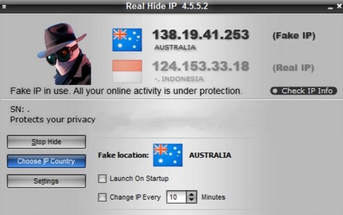 Best Software fake ip, change iP, hide iP, play games, surf the Web anonymously 2021 Picture 9