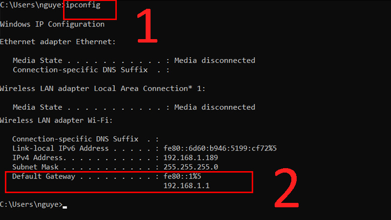 The cause and how to fix the error is not accessible 192.168.1.1 Picture 9