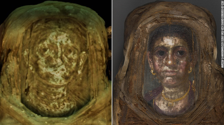 The mystery inside the mummies has a real human face in Egypt Picture 5