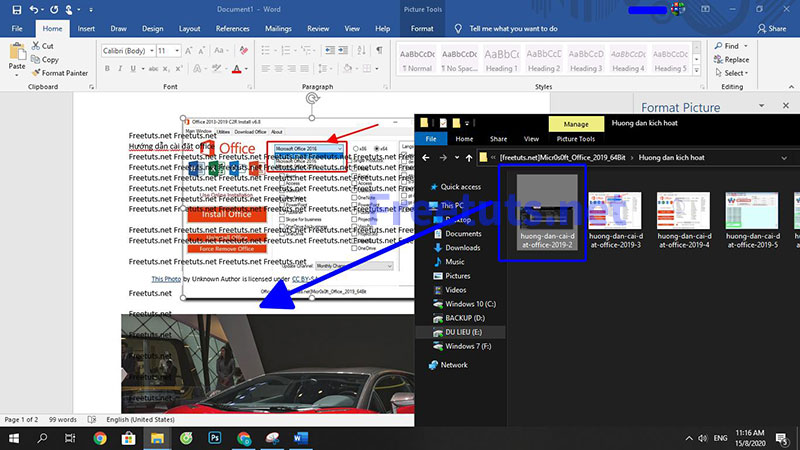 The simplest ways to insert pictures in Word 2019 Picture 3