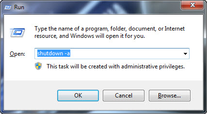 Tips to schedule shutdown computer without using software Picture 4