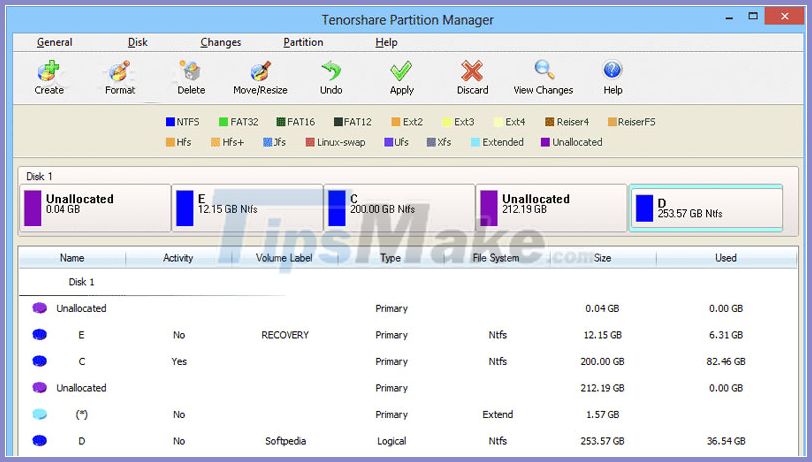 Top 10 free and easy-to-use hard drive dividers and formats Picture 6