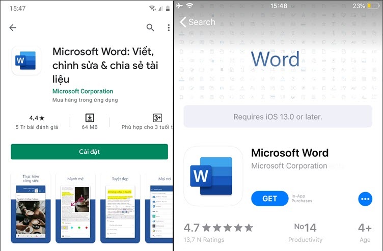 Top 5 applications to read Word files on mobile phones Picture 1