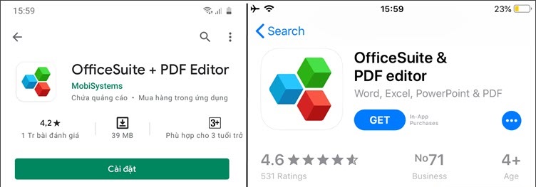 Top 5 applications to read Word files on mobile phones Picture 3