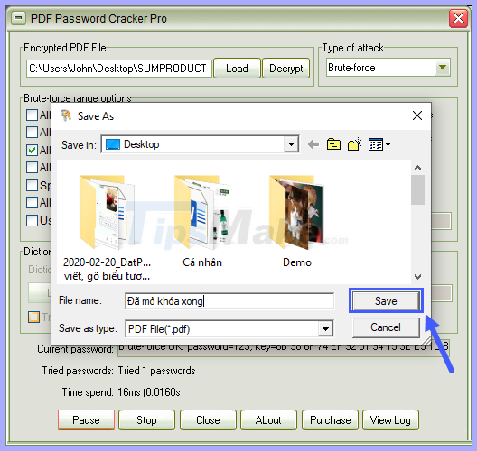 Ways to break passwords, remove passwords of PDF files most effectively Picture 13