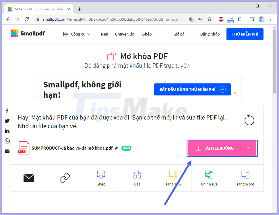 Ways to break passwords, remove passwords of PDF files most effectively Picture 9