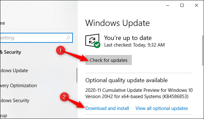 What is 'Optional Quality Update' on Windows 10? Picture 2