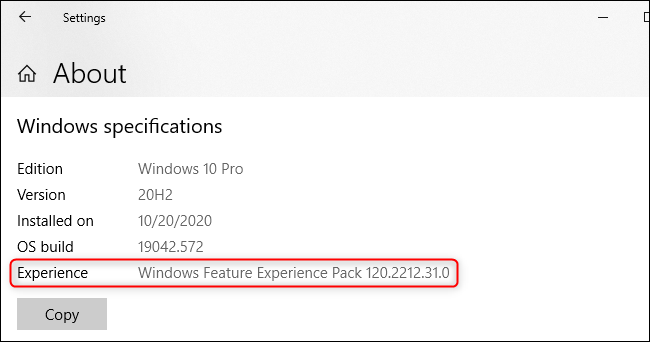 What Is The 'Windows Feature Experience Pack' On Windows 10? - TipsMake.com