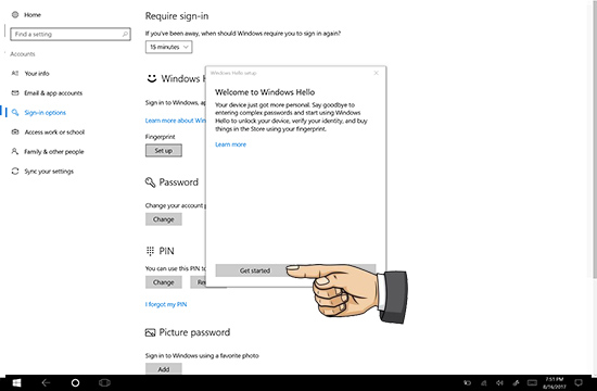 What is Windows Hello? How does Windows Hello work? How to install Windows Hello Picture 13