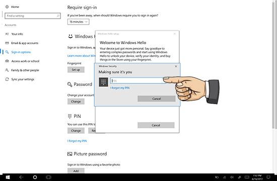 What is Windows Hello? How does Windows Hello work? How to install Windows Hello Picture 14