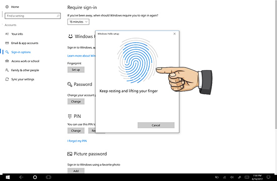 What is Windows Hello? How does Windows Hello work? How to install Windows Hello Picture 16